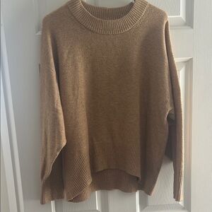 A New Day Women’s Cozy Crewneck Sweater in Camel